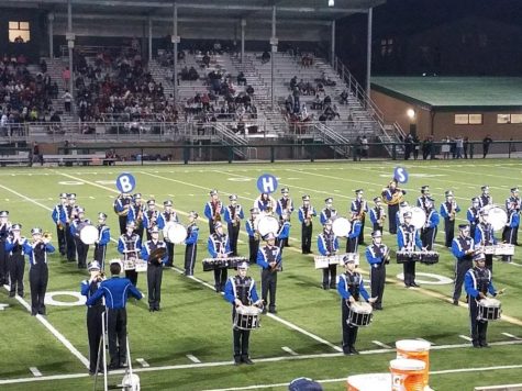 BHS marching band Fall of 2018
