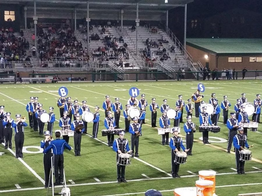 BHS marching band Fall of 2018