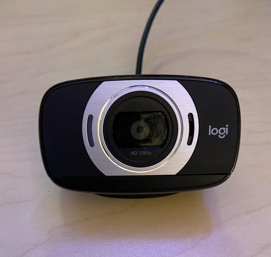 Photo of a webcam, taken by Tanner Steele (‘22)