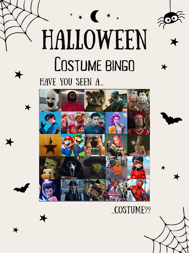 Halloween Costume Bingo